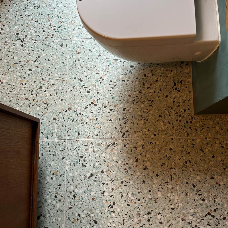 Terrazzo-inspireret klinker til gulve