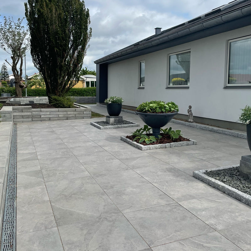 Marmor look fliser til terrasse