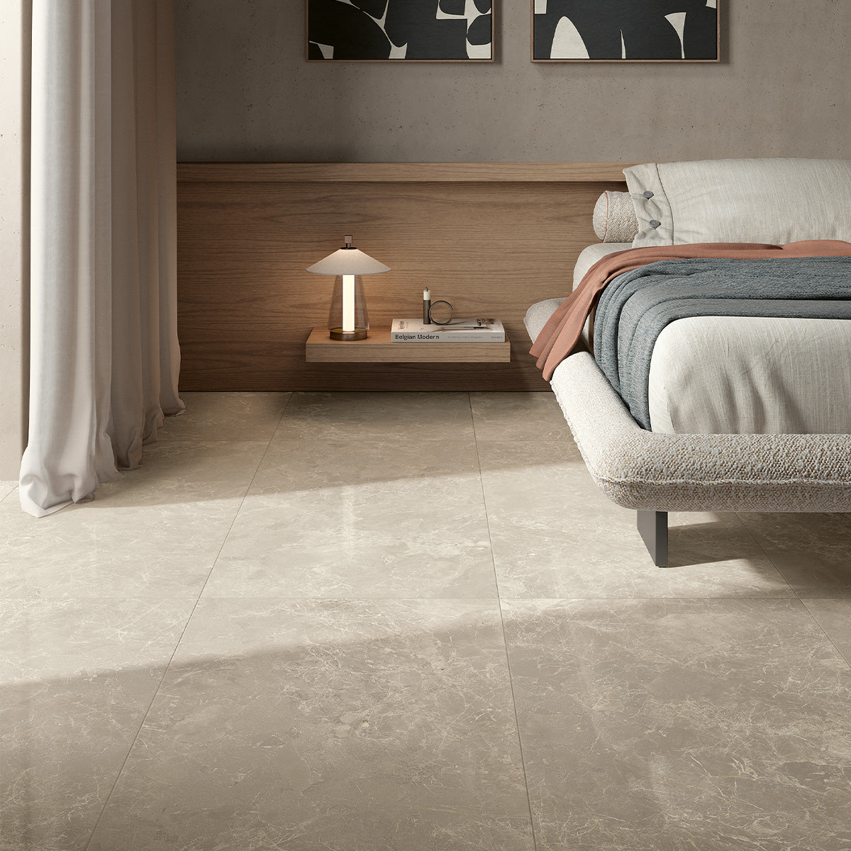 Cosmopolitan Grigio 120x120 CM. | Gulv- og vægflise – Dansk Flise Lager