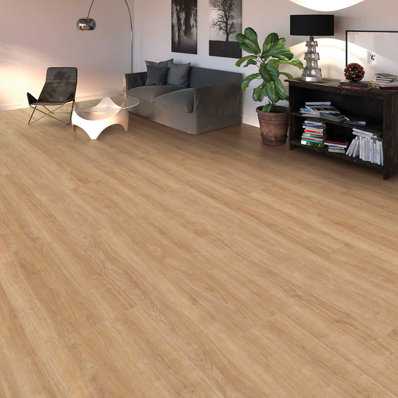 Lyst laminatgulv