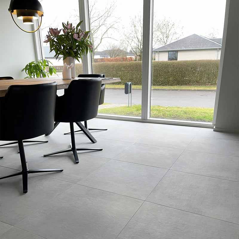 Horton White 60x60 CM. | Gulv- og vægflise - OUTLET