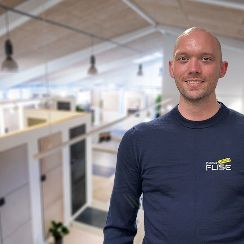 Udstilling med fliser og klinker i Herning