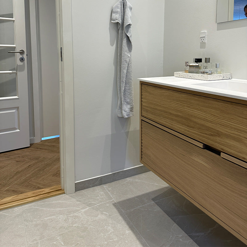 Keramiske marmor fliser i beige