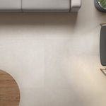 Smukke fliser i beige betonlook