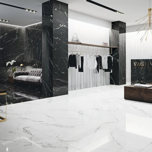 Marmorea Marquina Black | Gulv- og vægflise - RESTSALG
