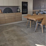 Brune betonlook fliser til gulv