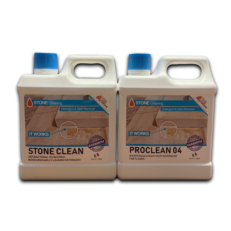 ProClean og Stone Clean pakke til rengøring af fliser og klinker